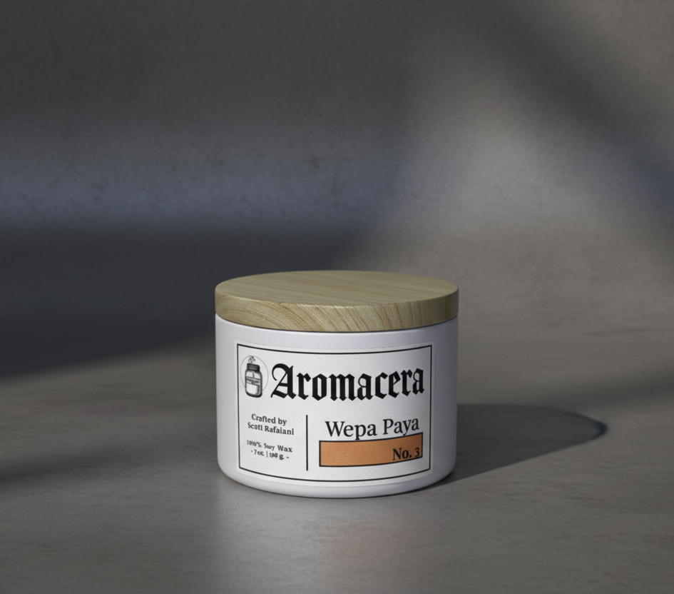 7 oz. Soy Wax Artisanal Candle - "Wepa Paya"