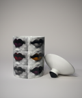 12.5 oz. Soy Wax Ceramic Candle Jar - “Colorful Lips’’