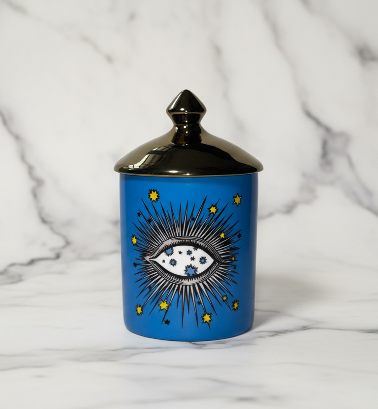 10 oz. Soy Wax Ceramic Candle Jar with Lid