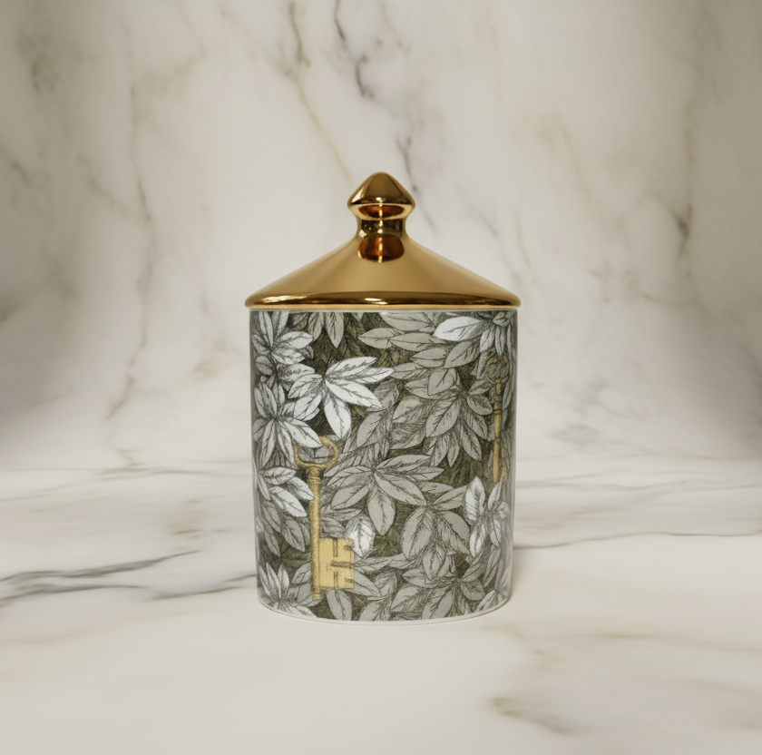 10 oz. Soy Wax Ceramic Candle Jar with Lid