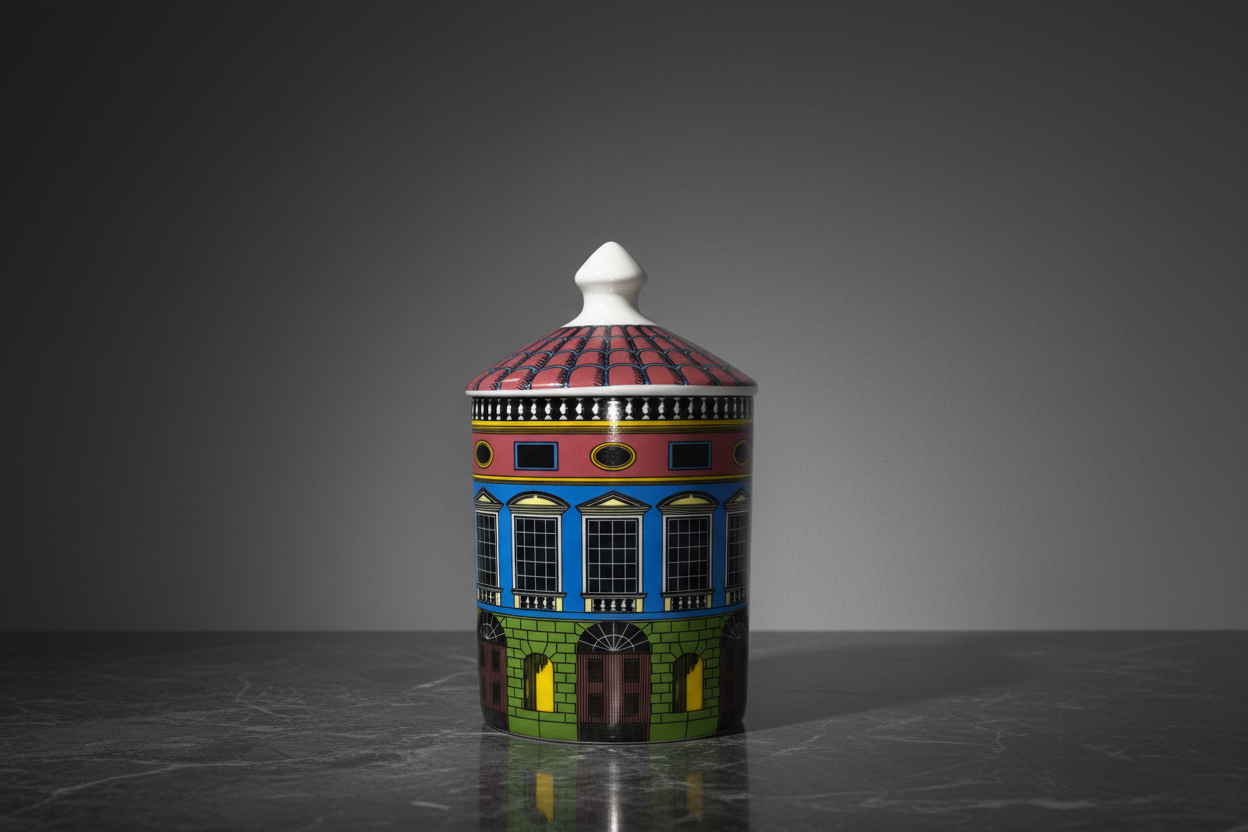 10 oz. Soy Wax Ceramic Candle Jar with Lid