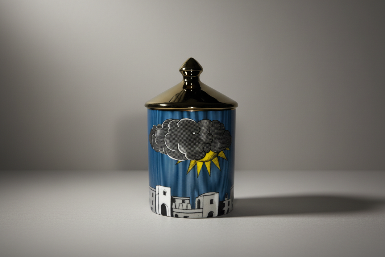 10 oz. Soy Wax Ceramic Candle Jar with Lid